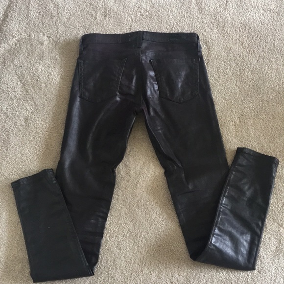 AG super skinny faux leather jeans - Picture 4 of 4